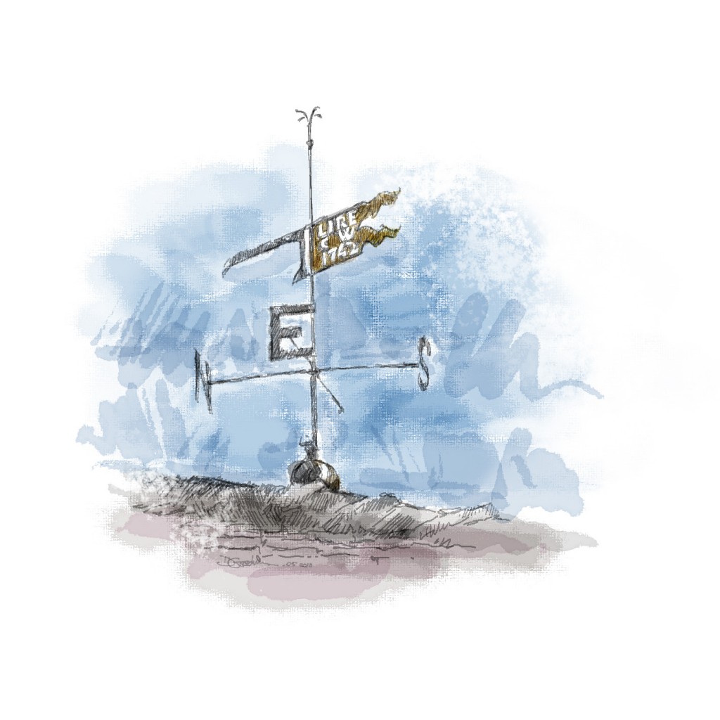 Isycoed - weather vane