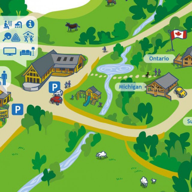 Log Cabin Holiday Park Site Map