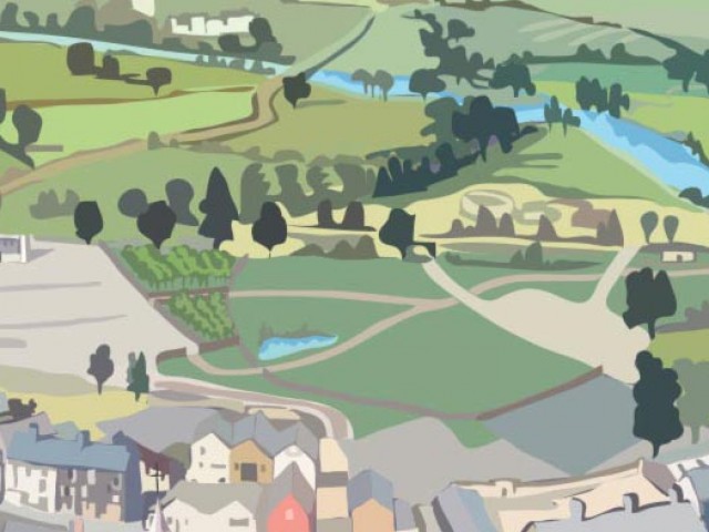Viewpoint vista illustration