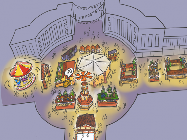 Christmas Market map