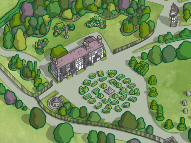 Welsh Historic House and Grounds Map