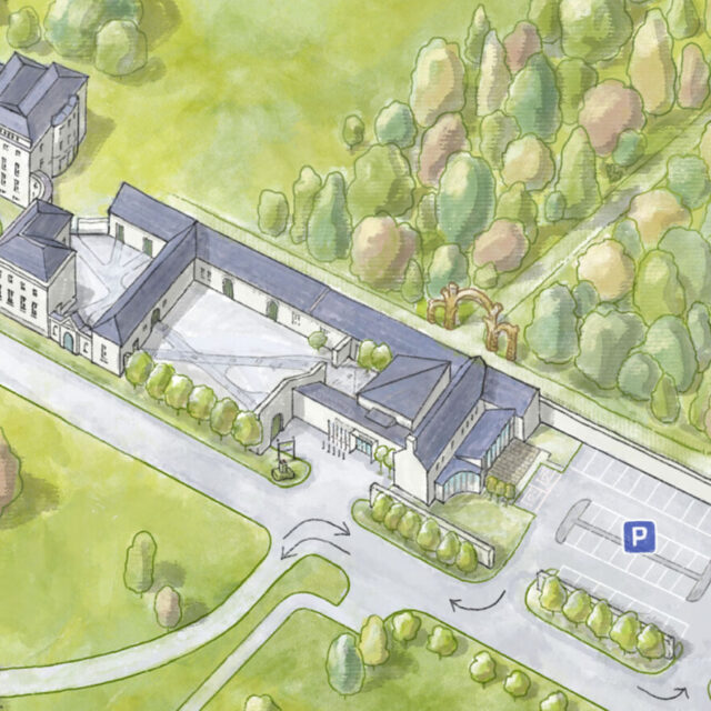 Irish National Famine Museum Grounds Map