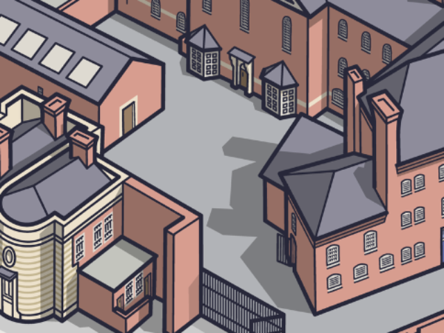 Shropshire prison illustration for visitors
