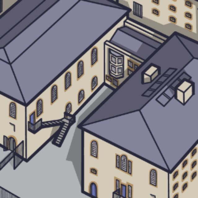 Prison attraction illustration