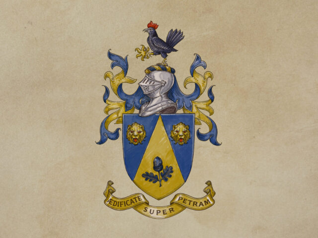 Personal Watercolour Style Coat of Arms
