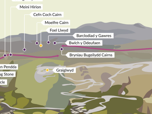 Mountain and Monuments map